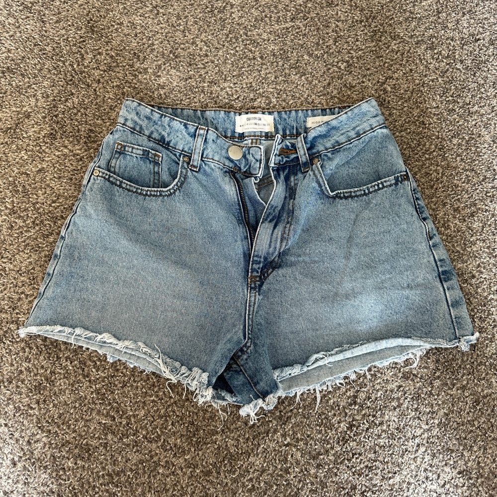 Denim High-Waisted Women's Shorts